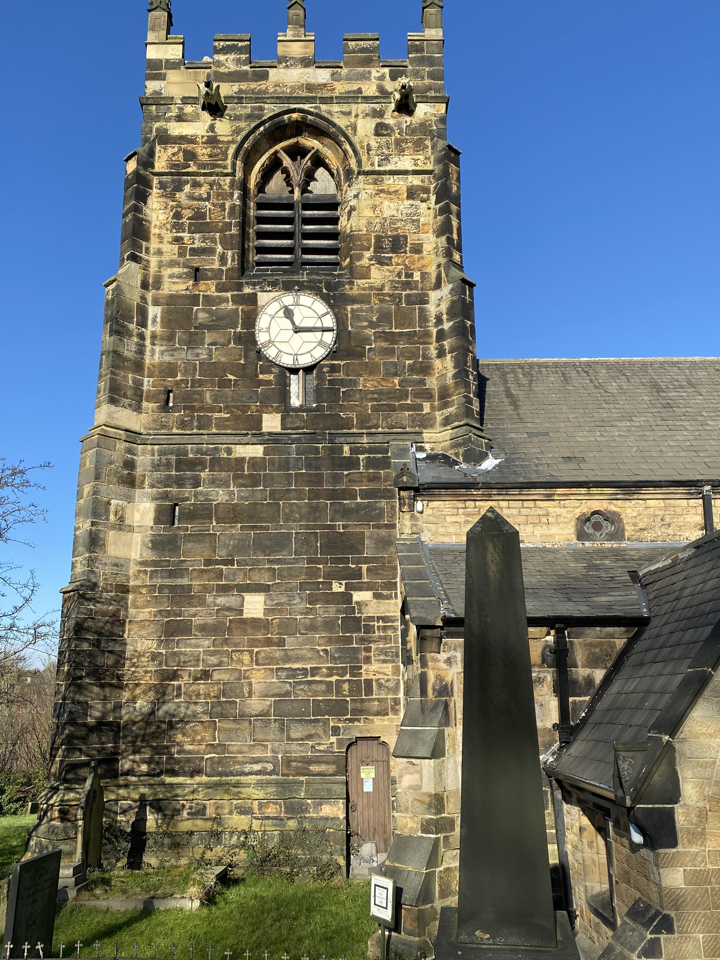 A Picture of the Church Tower at St Mary the Virgin, Beighton